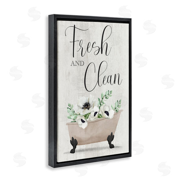 Stupell Industries Marcus Prime | Fresh & Clean Poppy Tub Wall Art