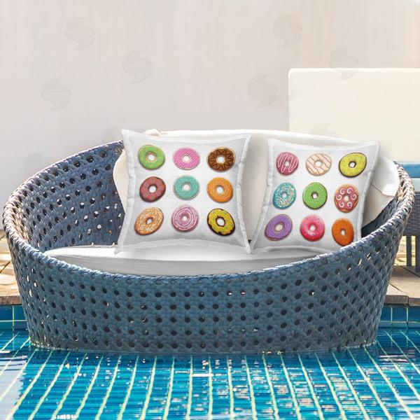 Stupell Industries Marcus Prime | Frosted Patterned Donuts Printed Throw Pillow Set