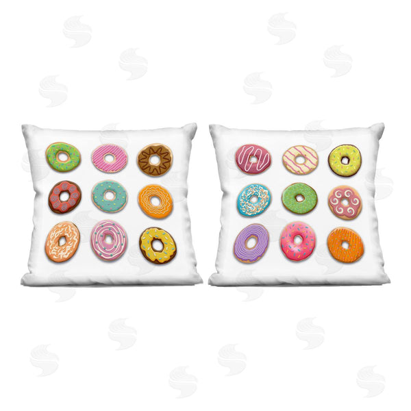 stupell industries Marcus Prime | Frosted Patterned Donuts Printed Throw Pillow Set