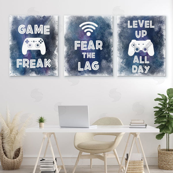 Stupell Industries Marcus Prime | Gamer Quotes With Splash Wall Art