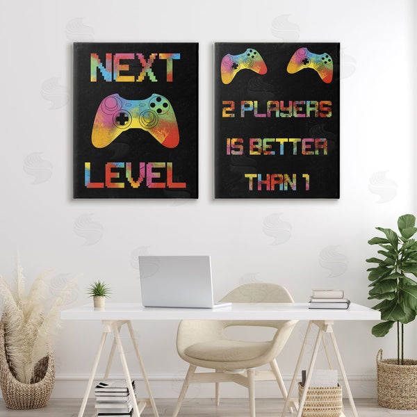 Stupell Industries Marcus Prime | Gaming Friends Phrases Wall Art