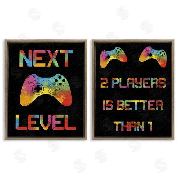 Stupell Industries Marcus Prime | Gaming Friends Phrases Wall Art
