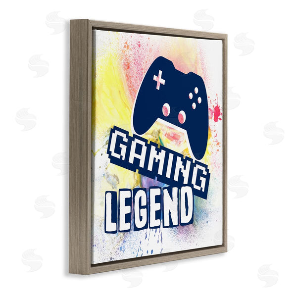 Stupell Industries Marcus Prime | Gaming Legend Modern Splatter