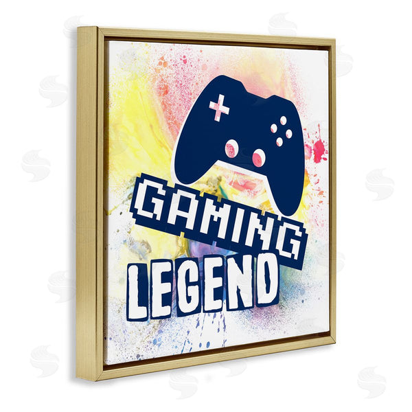 Stupell Industries Marcus Prime | Gaming Legend Modern Splatter