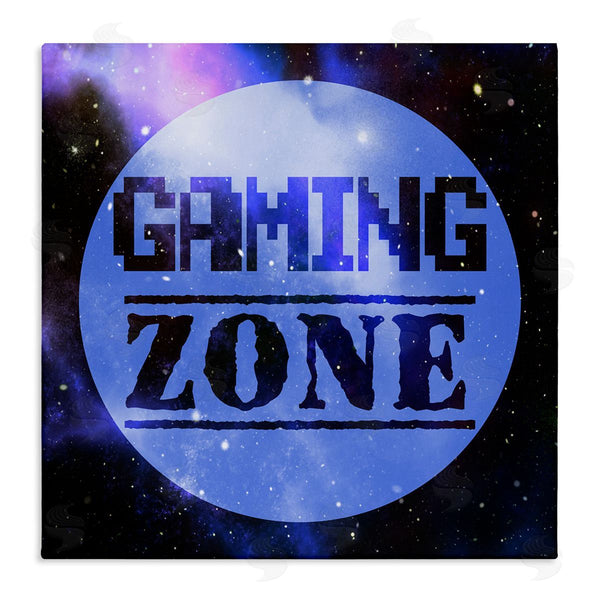 stupell industries Marcus Prime | Gaming Zone Pixel Sky Phrase Wall Art