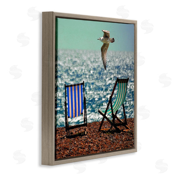 Stupell Industries Marcus Prime | Glorious Flight Beach Chairs