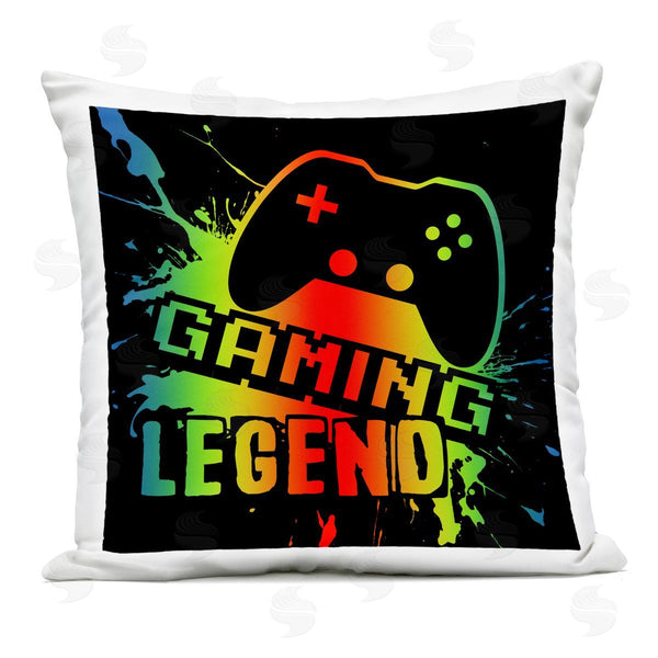 Stupell Industries Marcus Prime | Gradient Gaming Legend Printed Throw Pillow