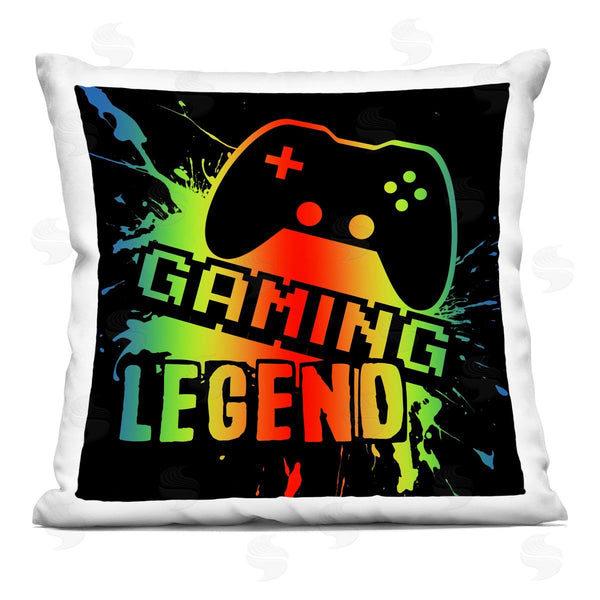 stupell industries Marcus Prime | Gradient Gaming Legend Printed Throw Pillow