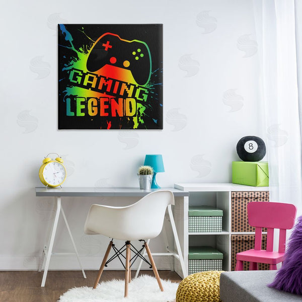 Stupell Industries Marcus Prime | Gradient Gaming Legend Wall Art