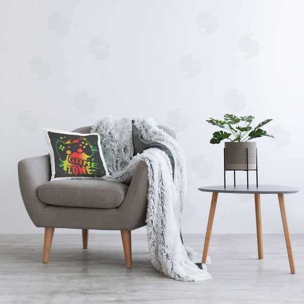 Stupell Industries Marcus Prime | Gradient Gaming Zone Printed Throw Pillow