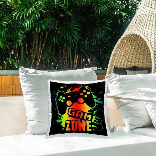 Stupell Industries Marcus Prime | Gradient Gaming Zone Printed Throw Pillow