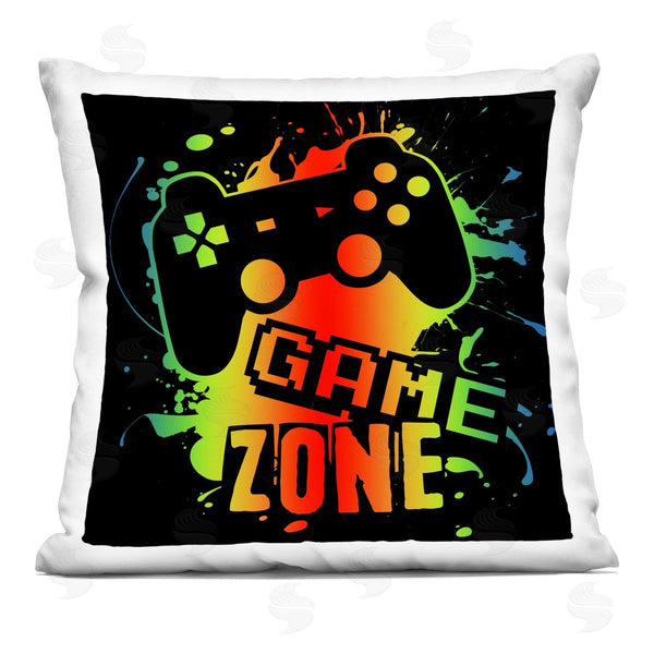 stupell industries Marcus Prime | Gradient Gaming Zone Printed Throw Pillow