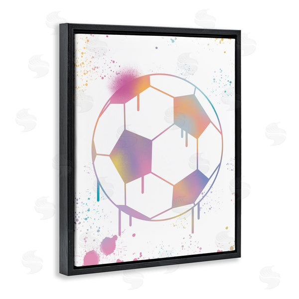Stupell Industries Marcus Prime | Graffiti Soccer Ball Drip