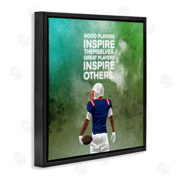 Stupell Industries Marcus Prime | Great Players Inspiring Athlete Quote