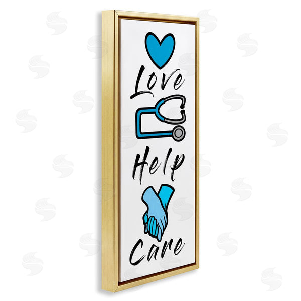 Stupell Industries Marcus Prime | Healthcare Love Help Care Illustrations