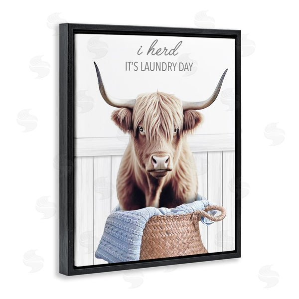 Stupell Industries Marcus Prime | Herd It's Laundry Day Wall Art