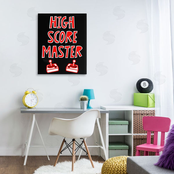 Stupell Industries Marcus Prime | High Score Master Gamer Wall Art