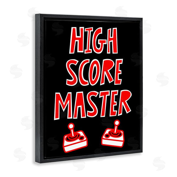 Stupell Industries Marcus Prime | High Score Master Gamer Wall Art