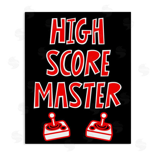 stupell industries Marcus Prime | High Score Master Gamer Wall Art