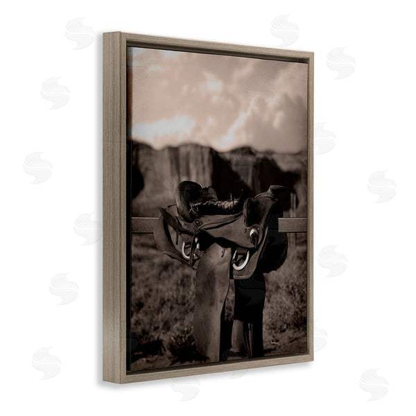 Stupell Industries Marcus Prime | Horse Saddle In Desert Wall Art