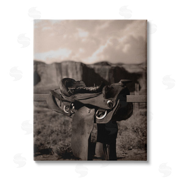stupell industries Marcus Prime | Horse Saddle in Desert Wall Art