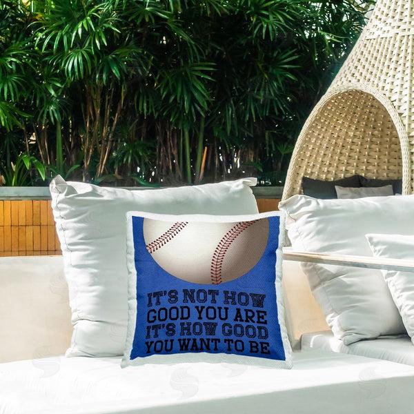 Stupell Industries Marcus Prime | How Good You Want To Be Printed Throw Pillow