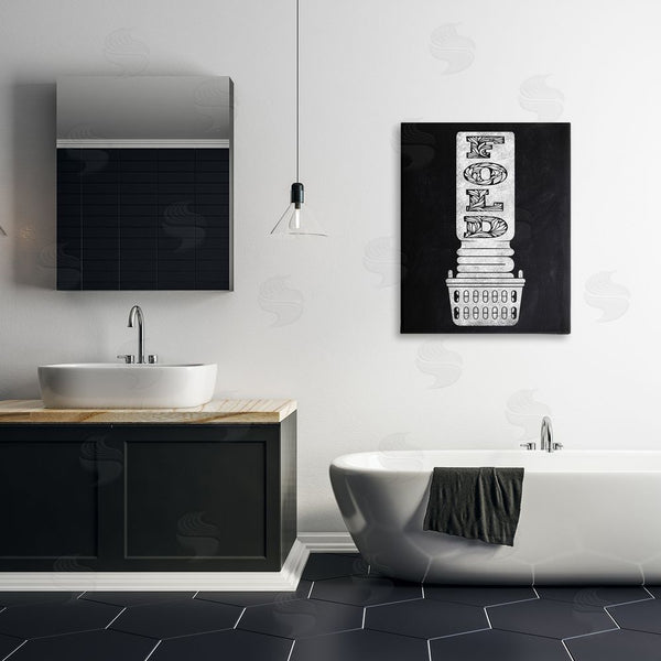 Stupell Industries Marcus Prime | Laundry Fold Ornate Letters Wall Art