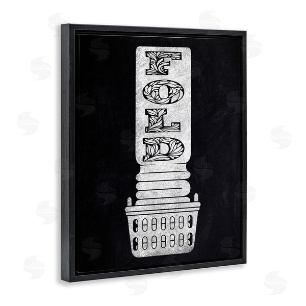 Stupell Industries Marcus Prime | Laundry Fold Ornate Letters Wall Art