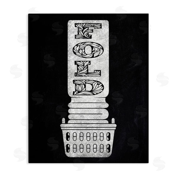 stupell industries Marcus Prime | Laundry Fold Ornate Letters Wall Art