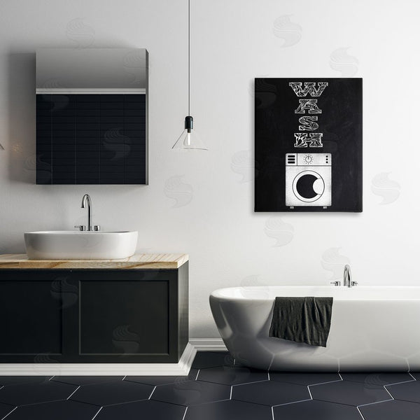 Stupell Industries Marcus Prime | Laundry Wash Ornate Letters Wall Art