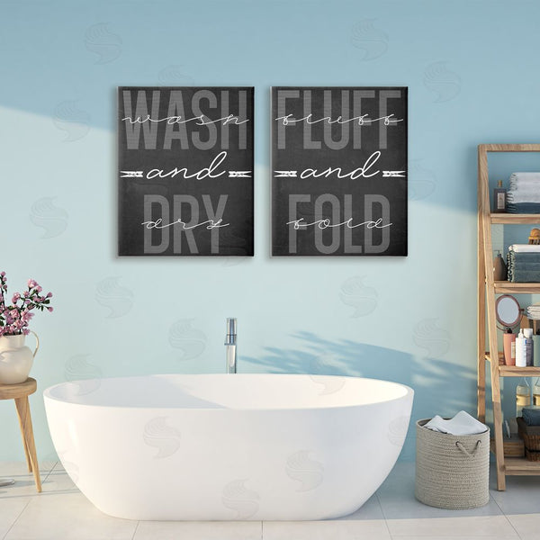 Stupell Industries Marcus Prime | Laundry Words In Black Wall Art