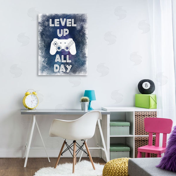Stupell Industries Marcus Prime | Level Up All Day Splash Wall Art