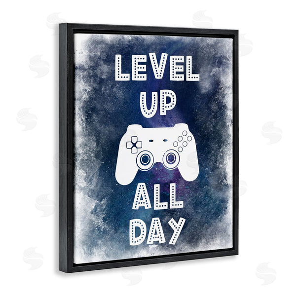 Stupell Industries Marcus Prime | Level Up All Day Splash Wall Art