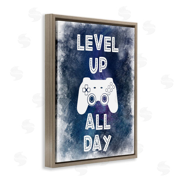 Stupell Industries Marcus Prime | Level Up All Day Splash Wall Art