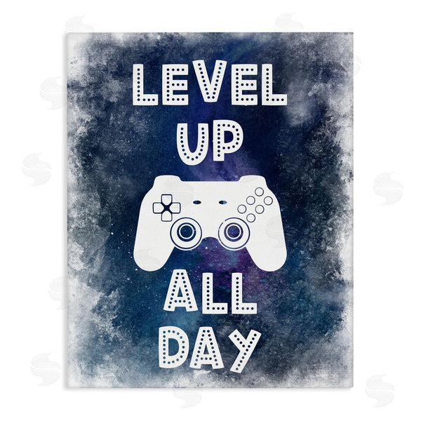 stupell industries Marcus Prime | Level Up All Day Splash Wall Art