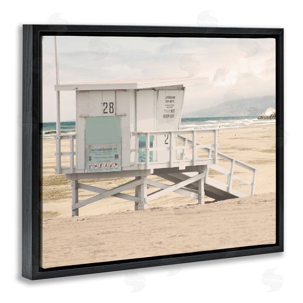 Stupell Industries Marcus Prime | Lifeguard Hut On Beach Wall Art