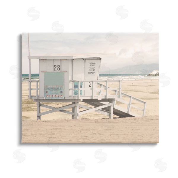 stupell industries Marcus Prime | Lifeguard Hut on Beach Wall Art