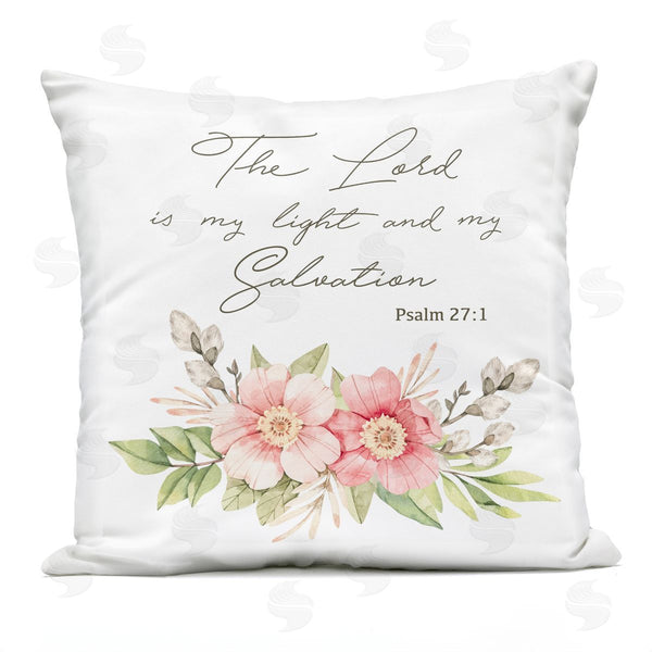 Stupell Industries Marcus Prime | Lord Is My Light & Salvation Printed Throw Pillow