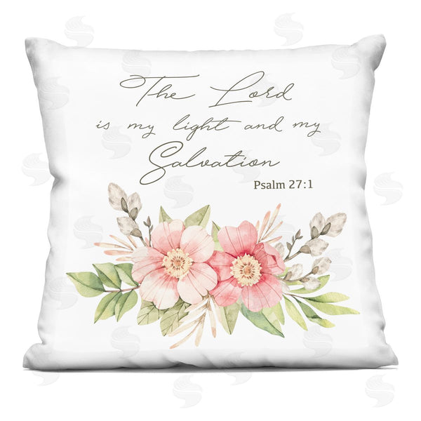stupell industries Marcus Prime | Lord Is My Light & Salvation Printed Throw Pillow