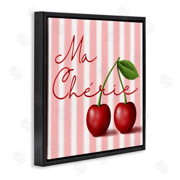 Stupell Industries Marcus Prime | Ma Cherie Stripes & Cherries Wall Art