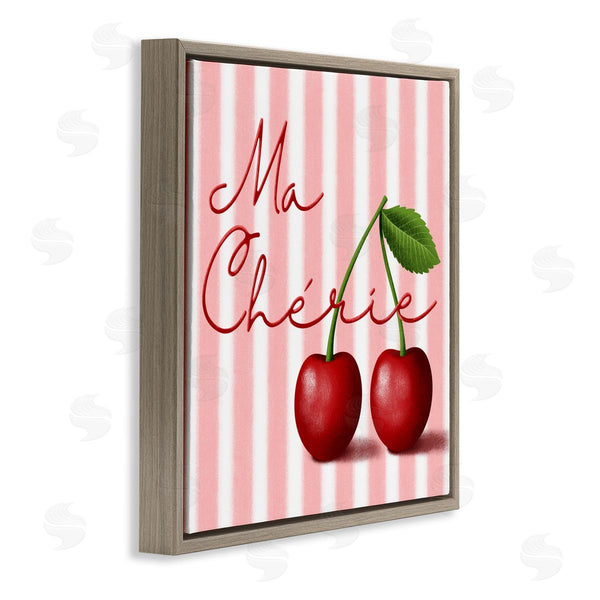 Stupell Industries Marcus Prime | Ma Cherie Stripes & Cherries Wall Art