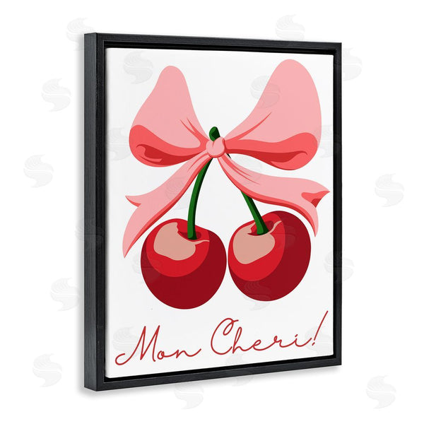 Stupell Industries Marcus Prime | Mon Cheri Bow Cherries Wall Art