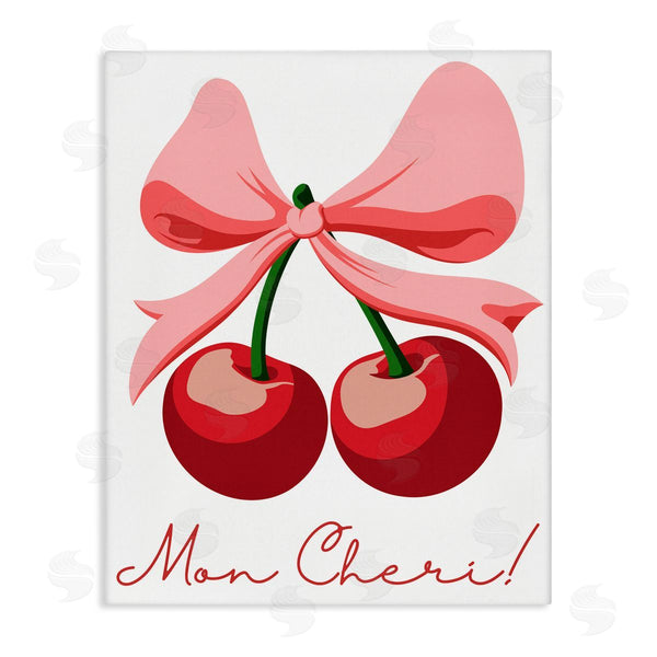 stupell industries Marcus Prime | Mon Cheri Bow Cherries Wall Art