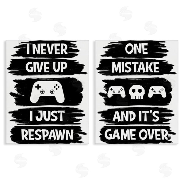 stupell industries Marcus Prime | Motivational Gamer Phrases Wall Art