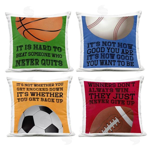 Stupell Industries Marcus Prime | Motivational Sports Determination Printed Throw Pillow