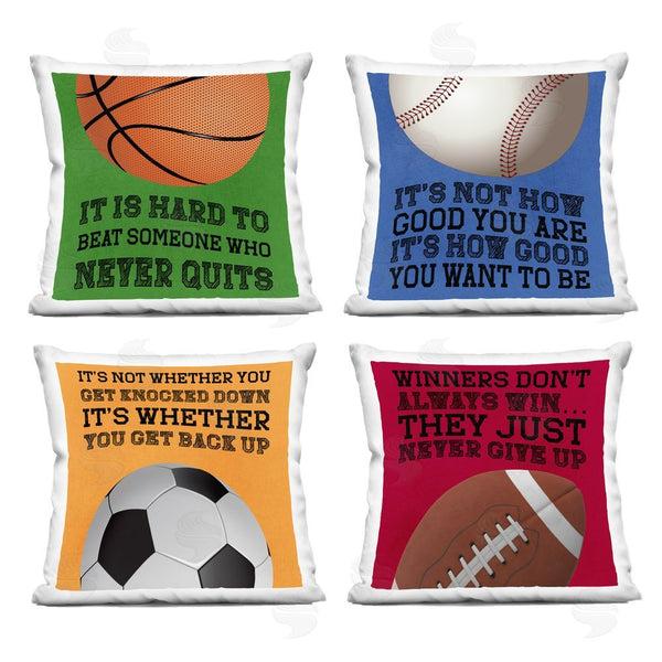 stupell industries Marcus Prime | Motivational Sports Determination Printed Throw Pillow