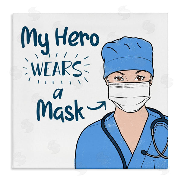 stupell industries Marcus Prime | My Hero Wears Mask Healthcare Appreciation