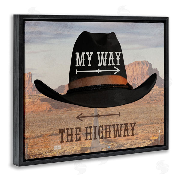 Stupell Industries Marcus Prime | My Way Or Highway Cowboy