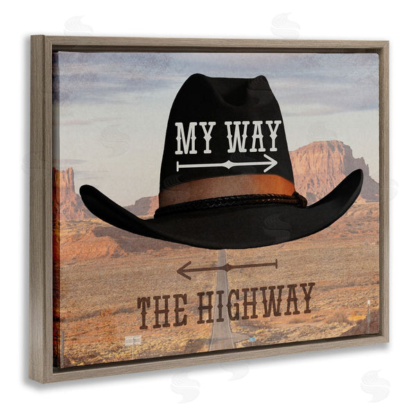 Stupell Industries Marcus Prime | My Way Or Highway Cowboy