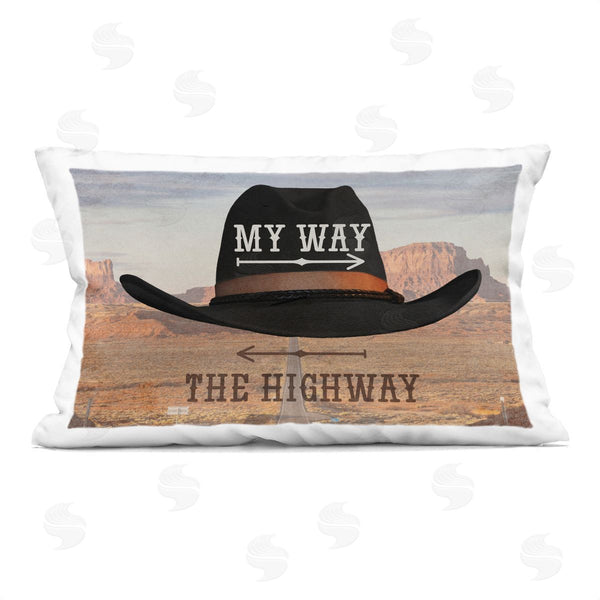 stupell industries Marcus Prime | My Way or Highway Cowboy Printed Throw Pillow